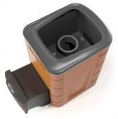 Печь для бани ПБ Каронада Мини Heavy Metal ДА терракота